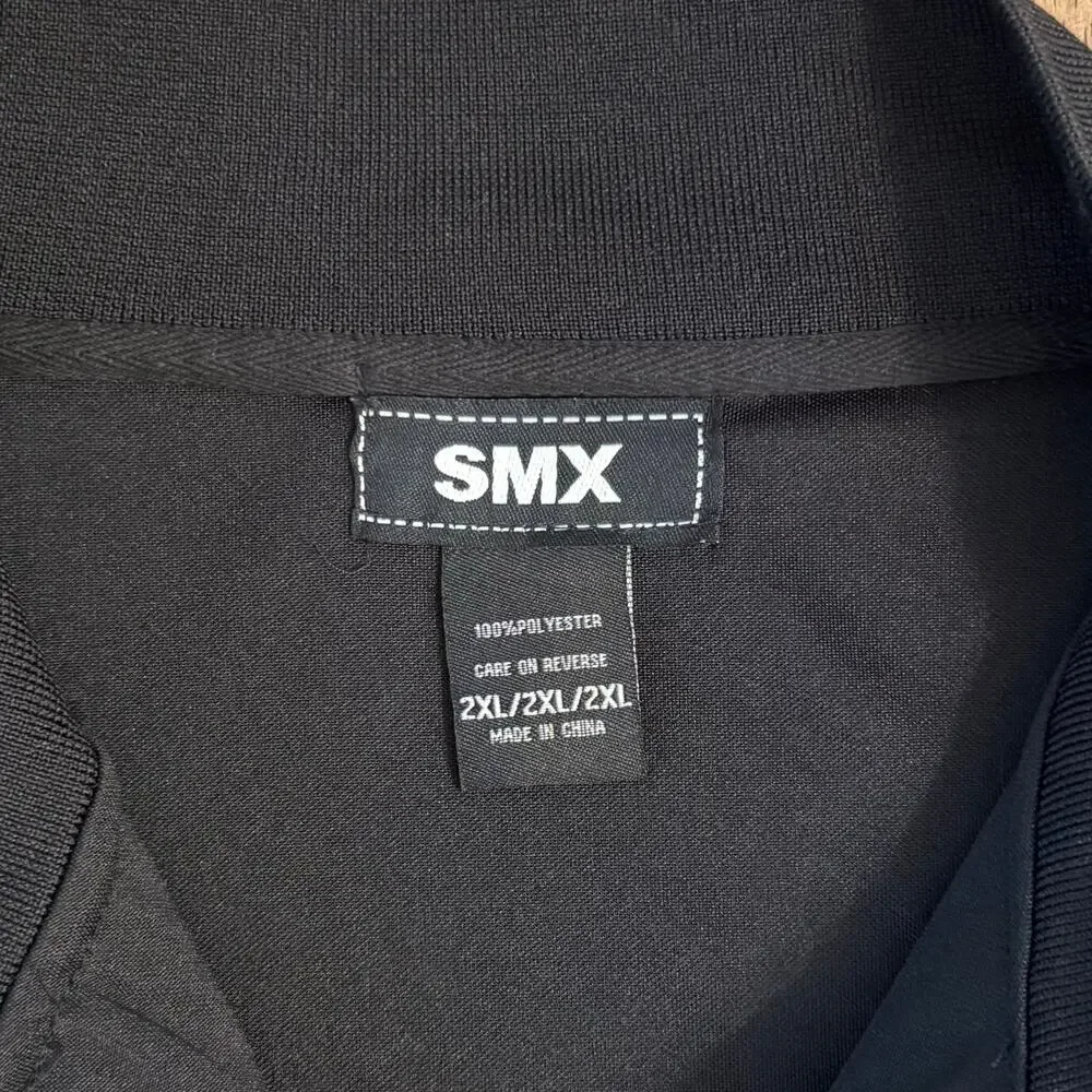 SMX Michael Jordan Bomber Jacket Y2K Chicago Bulls Basketball Black Unisex 2XL
